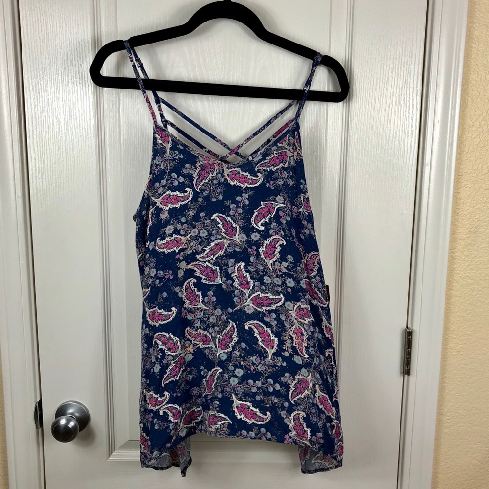 Mossimo Blue Tank XL